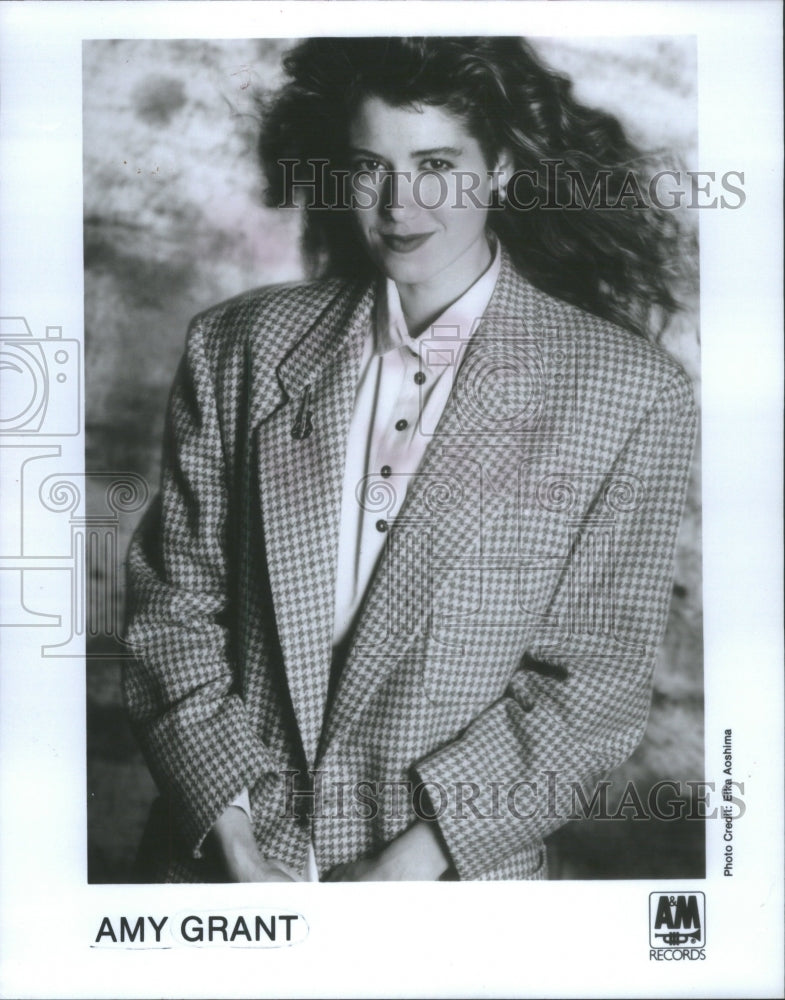 1991 Press Photo Amy Grant singing Christian rock Switching good old- RSA65059- Historic Images
