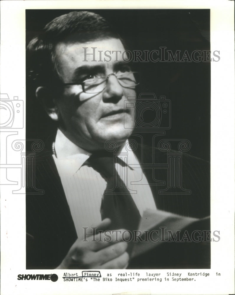 1990 Press Photo Albert Finney English Film &amp; Television Actor- RSA65573- Historic Images