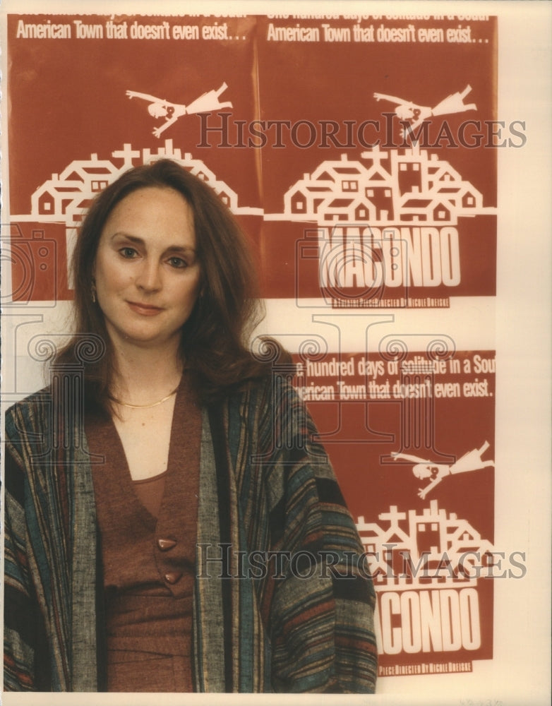 1988 Press Photo Nicole Dreiske,Playwright,Director of Dreiske Performance Co- Historic Images