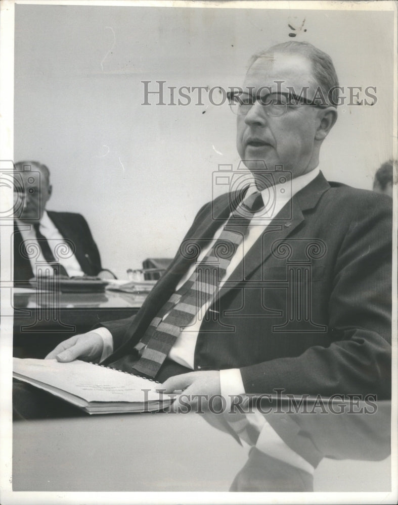 1963 Press Photo John McMullen Ducey, President of Institute of Urban Life- Historic Images