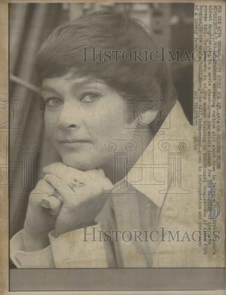 1969 Press Photo Actress Deidre Flynn- RSA66281- Historic Images