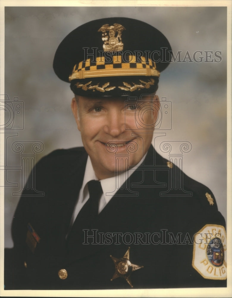 Press Photo Chas Rod Director Chicago Police department- Historic Images