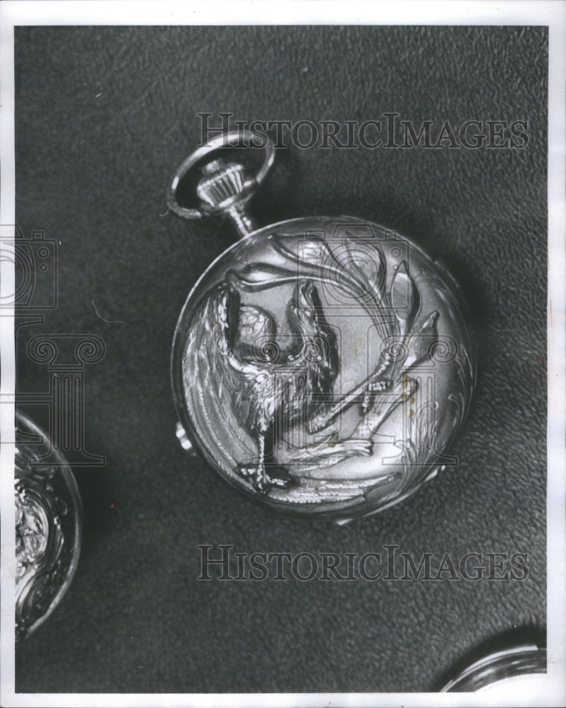 1974 Press Photo Joseph Levy Jr Repeater watches- RSA66869- Historic Images