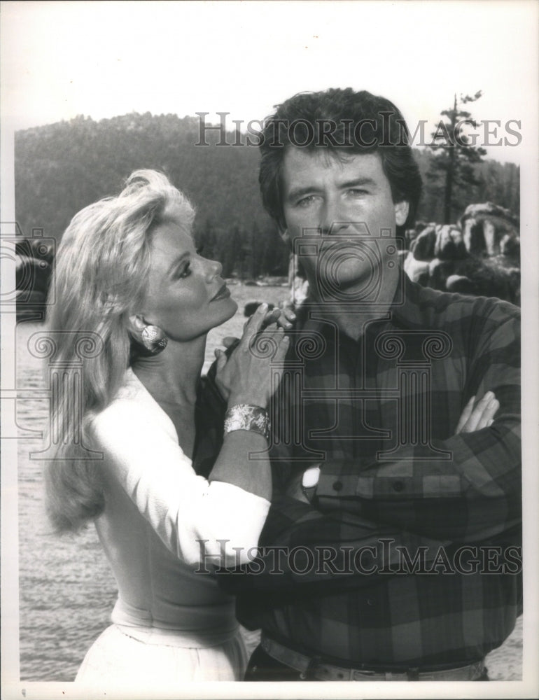 1988 Press Photo Loni Anderson Patrick Duffy Star Loni Anderson  - Historic Images