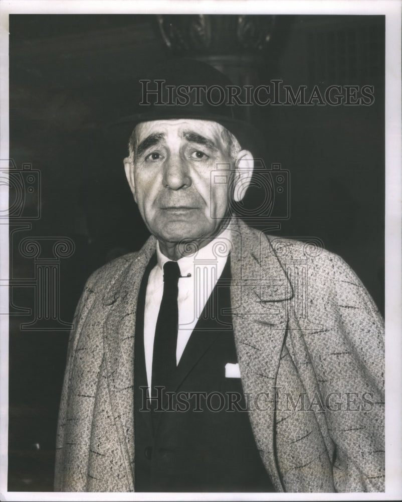 1963 Press Photo Morton Leviton Precinct Captain Police- Historic Images