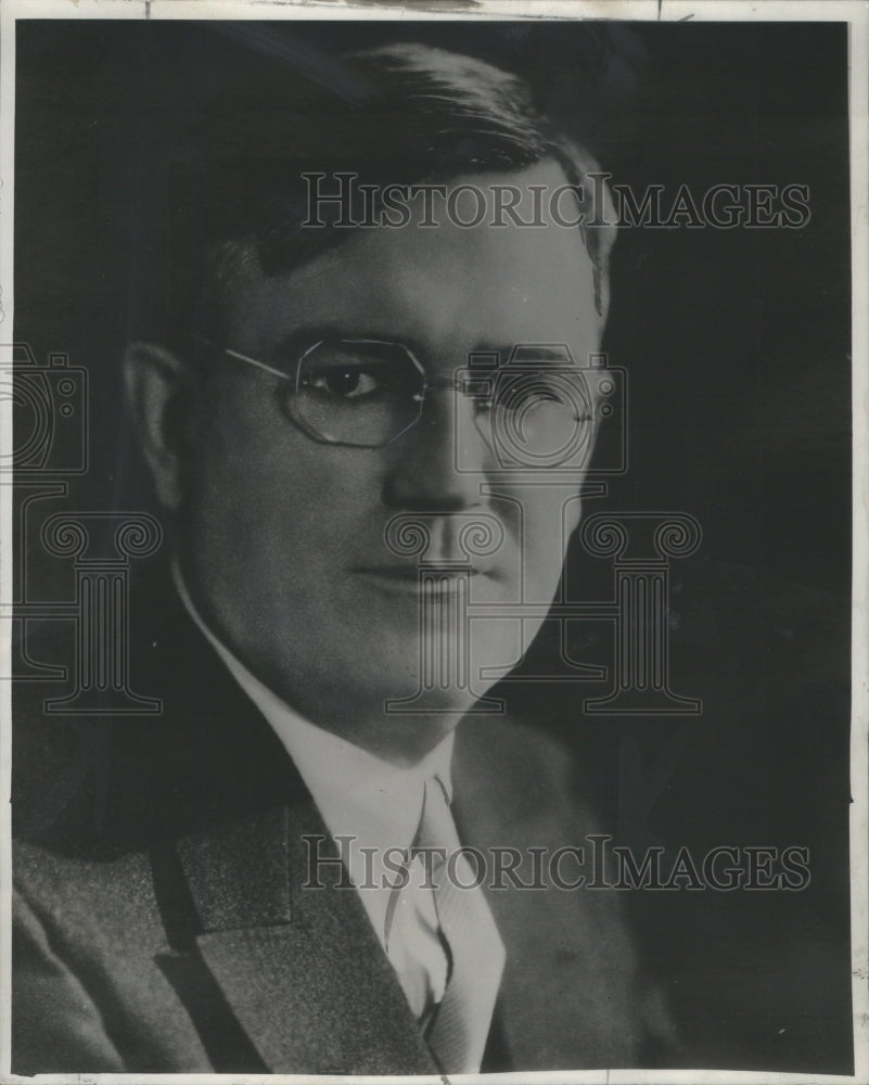 1936 Press Photo T.J. Carney Vice President Roebuck & Co Charge of Operations- Historic Images