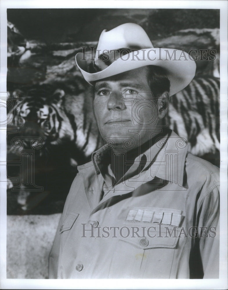 1969 Press Photo Philip Carey Actor Untamed World- Historic Images