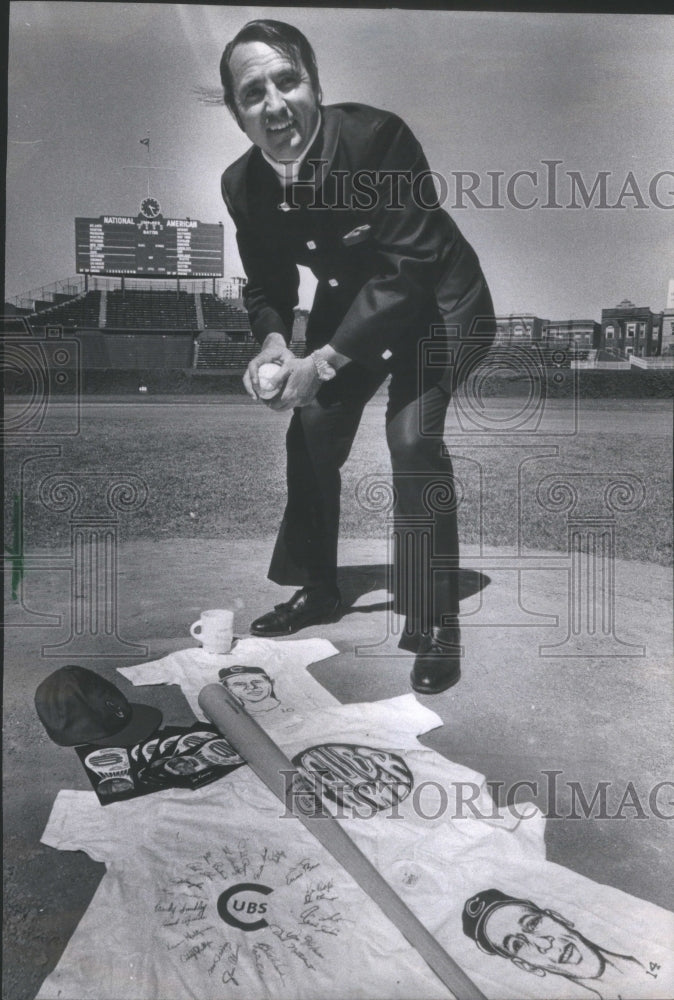 1969 Press Photo Jack Childers Flamboyant sort way Chicago Promoter- RSA69577- Historic Images