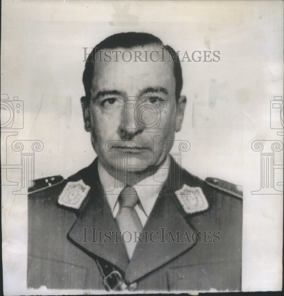 1955 Press Photo New President Of Argentina Maj Gen Pedro Aramburu- RSA70313- Historic Images