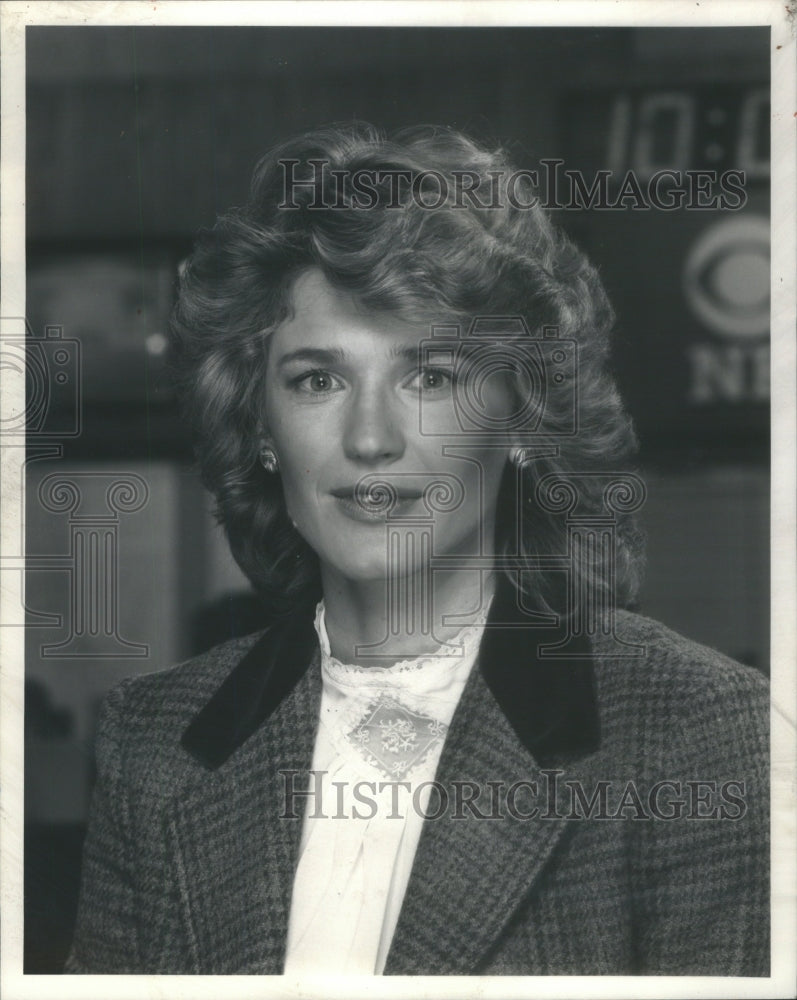 1984 Press Photo News Reporter Terry Anzur Selected For Fellowship Program- Historic Images