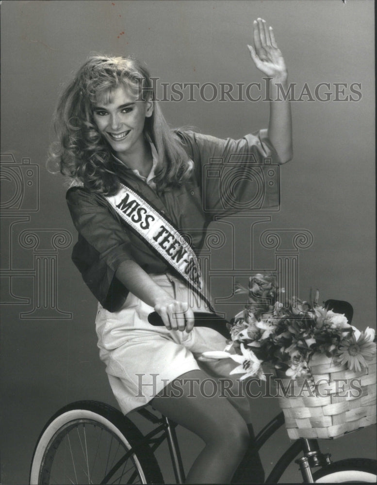 1987 Press Photo Miss Teen USA Allison Brown- RSA71053- Historic Images