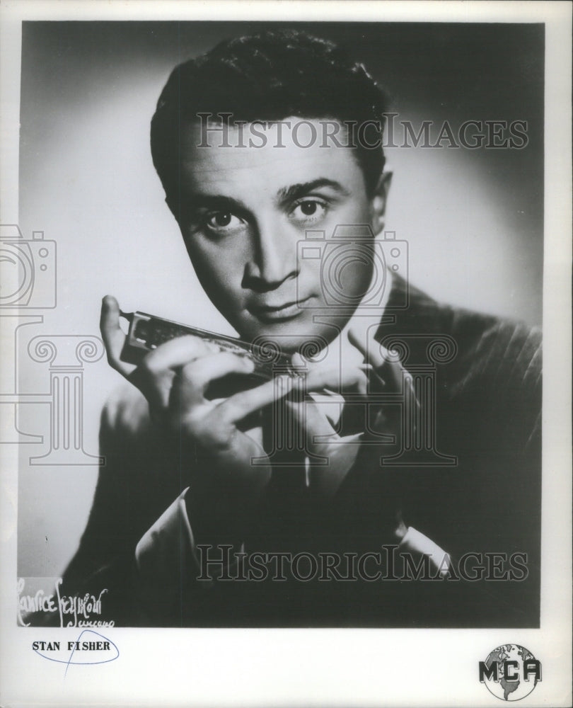 1957 Press Photo Stan Fisher entertainer- RSA71835- Historic Images