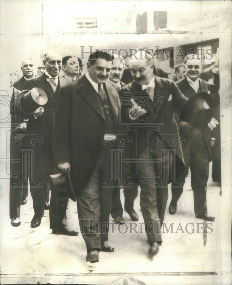 1933 Press Photo French Republic President Albert Lebrun- RSA73455- Historic Images