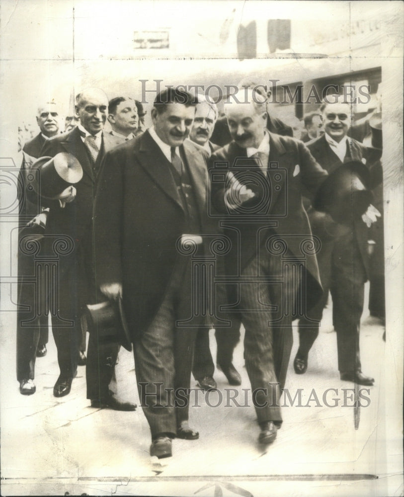 1933 Press Photo French Republic President Albert Lebrun- RSA73455- Historic Images