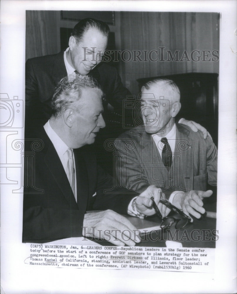 1960 Press Photo California Senator Thomas Kuchel- RSA73727- Historic Images