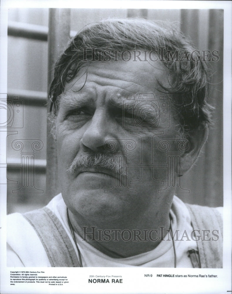 1980 Press Photo Pat Hingle Actor- RSA74233- Historic Images