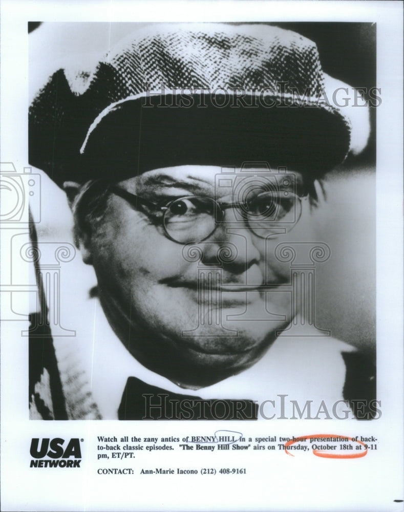 Press Photo Benny Hill "Benny Hill Show"- RSA74619- Historic Images