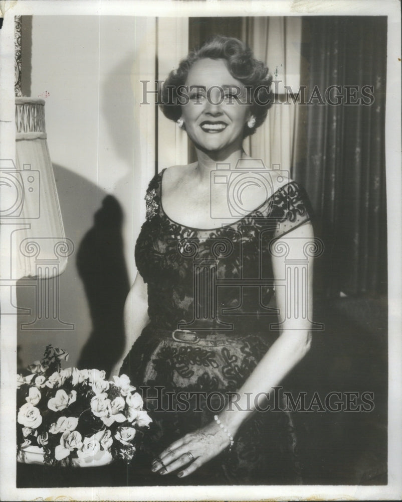 1955 Press Photo Benita Hume- Historic Images