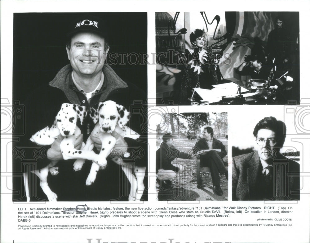 1996 Press Photo Acclaimed filmmaker Stephen Herek action comedy John Hughes- Historic Images