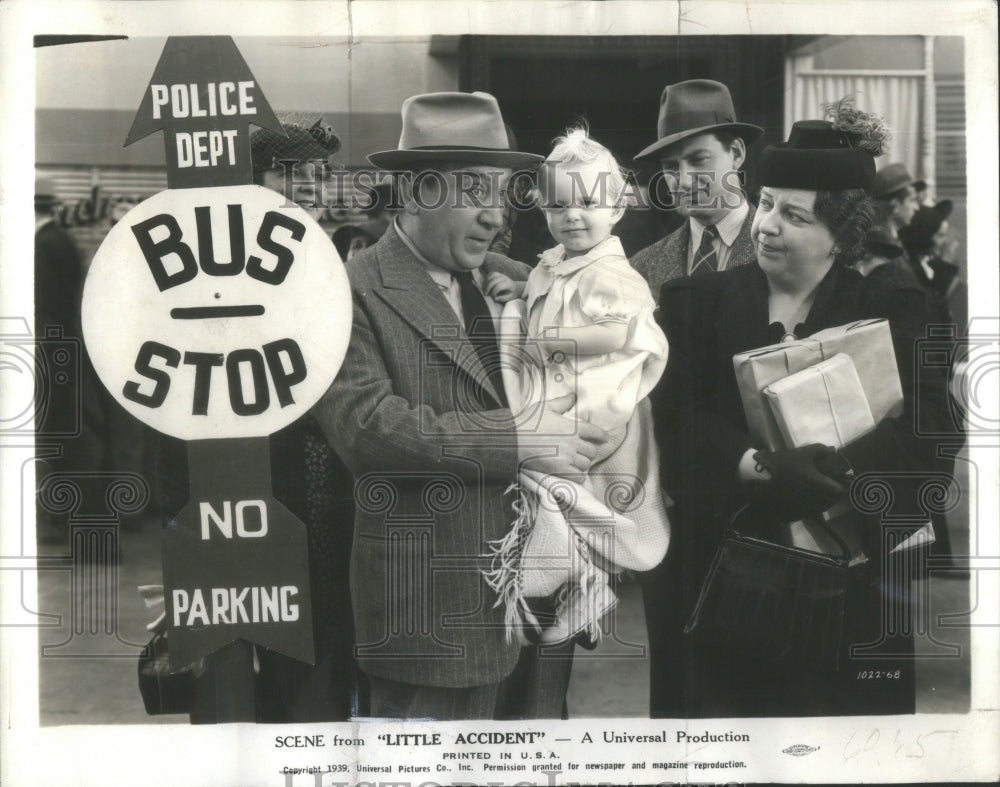 1940 Press Photo Hugh Herbert Litte Accident- RSA78027- Historic Images