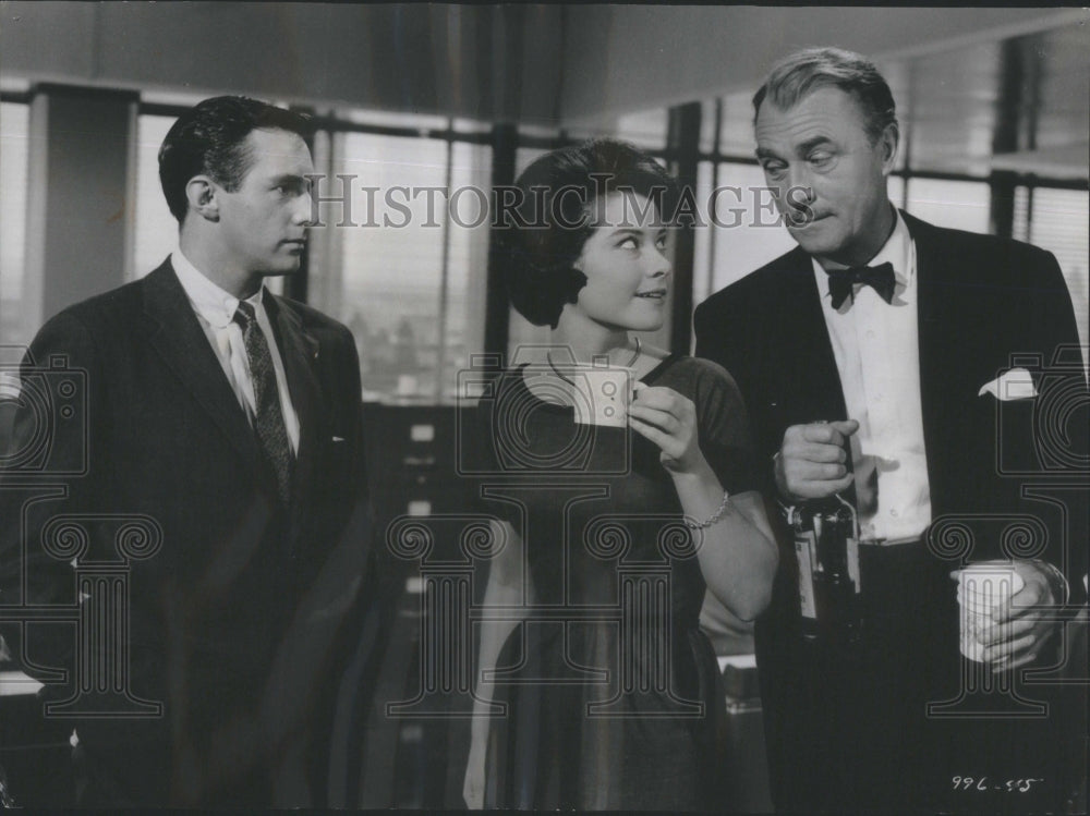 1959 Press Photo Actor Brett Halsey In Scene From The Best Of Everything- Historic Images