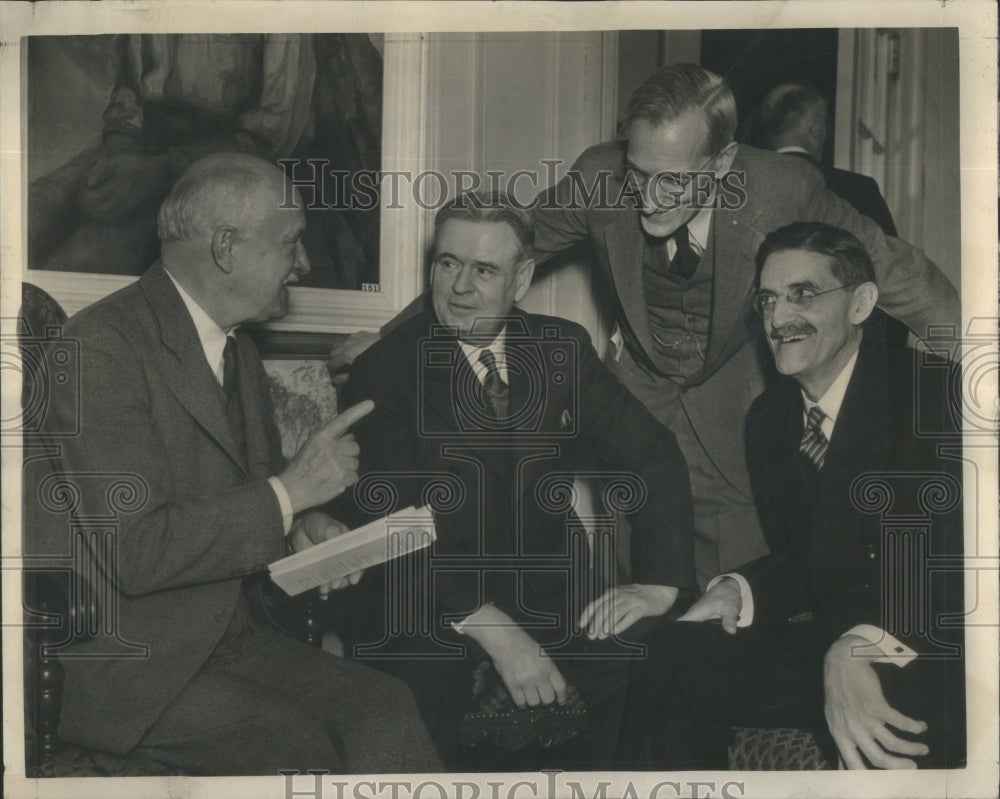 1938 Press Photo John Hessler Millikan University Decatur Hamilton Stevens Hotel- Historic Images