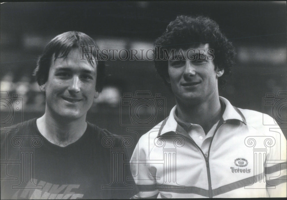 1983 Press Photo Carlton Harris Jr. (Tennis)- Historic Images