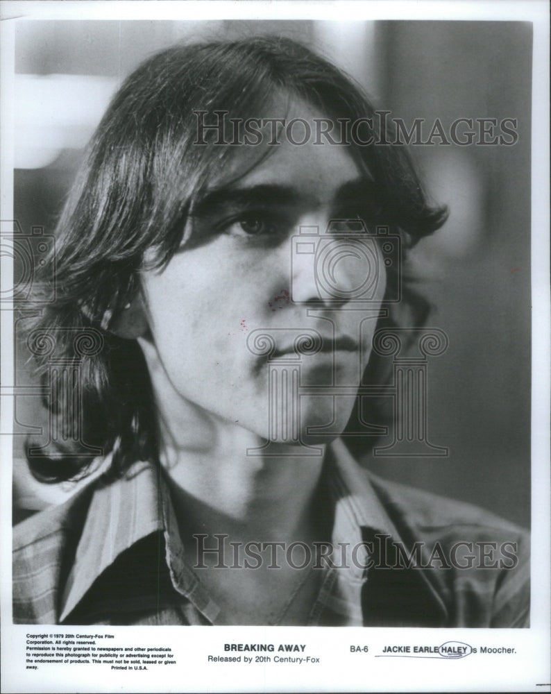 1978 Press Photo Jackie Earle Haley American Actor-Moocher Breaking Away- Historic Images