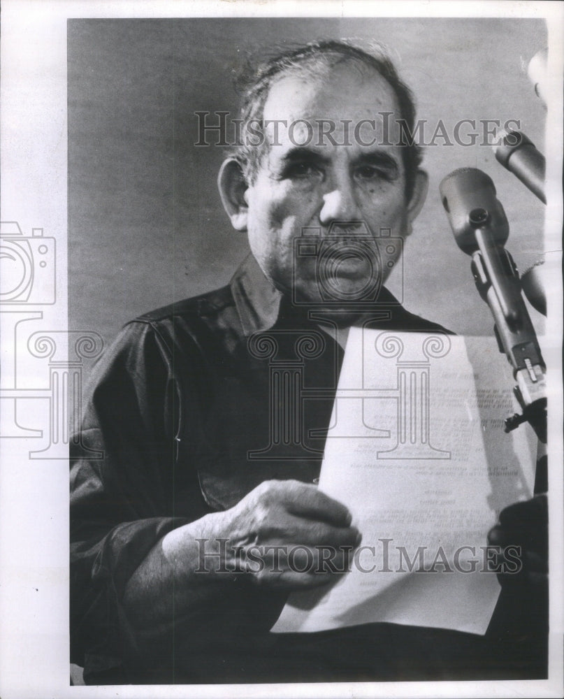 1968 Press Photo Carlos Gonzales president Lakeview Latin Community organization- Historic Images