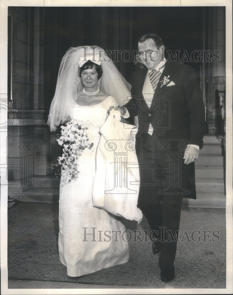 1963 Press Photo Rodney Miller Davis marries Henry Whiteside Banister- Historic Images