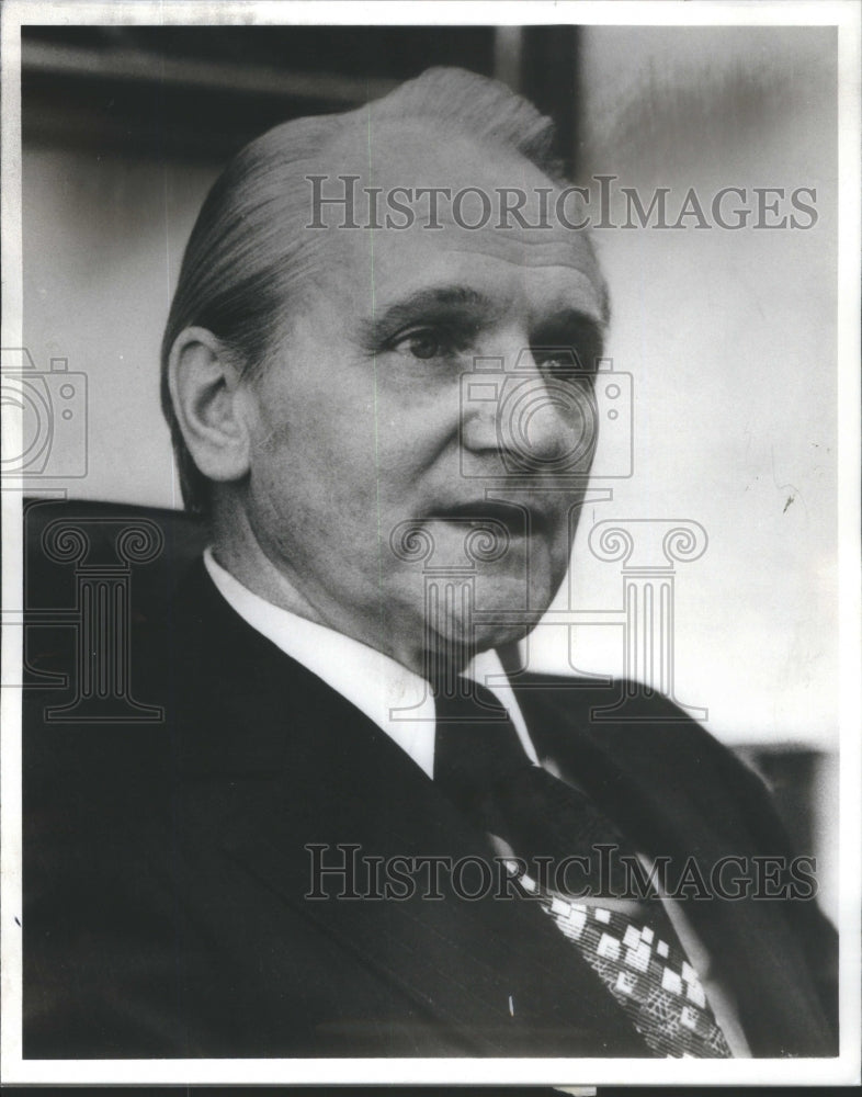 1978 Press Photo Chief Judge Harry Comerford Profile- RSA83199- Historic Images