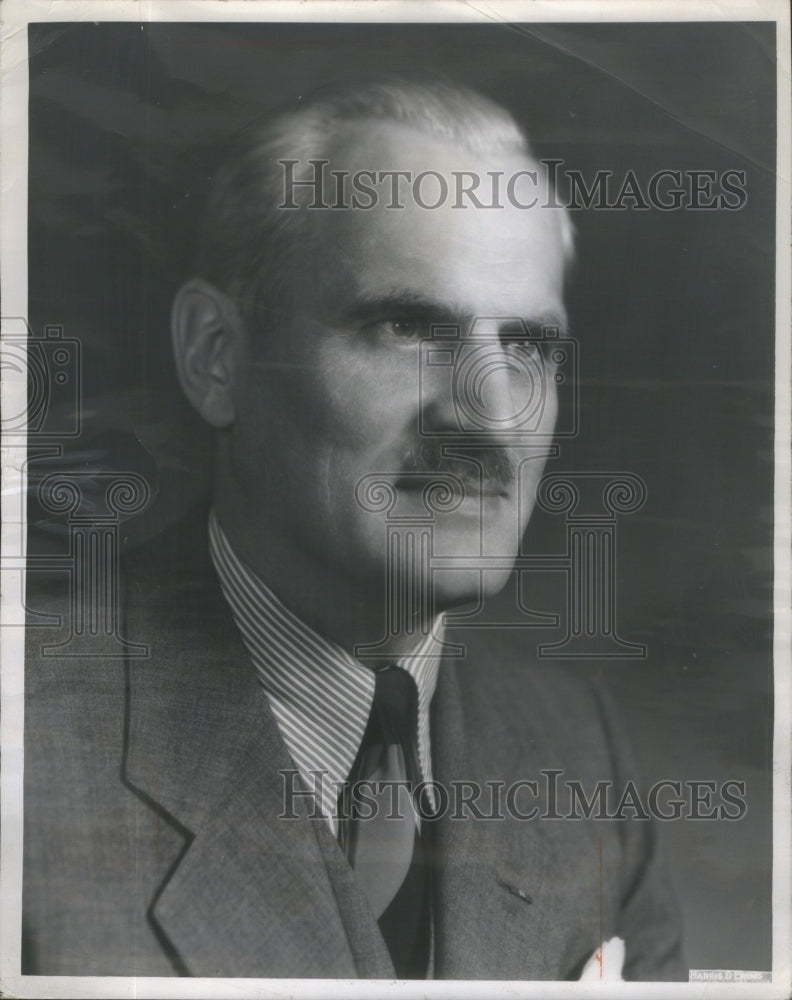 1944 Press Photo Dr. Arthur H. Compton, Chancellor of Washington University, St.- Historic Images