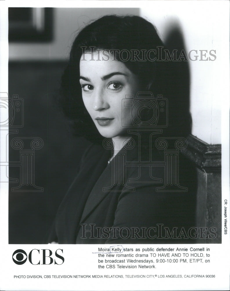 Press Photo Moria Kelly stars public defender Annie Cornell romantic drama- Historic Images