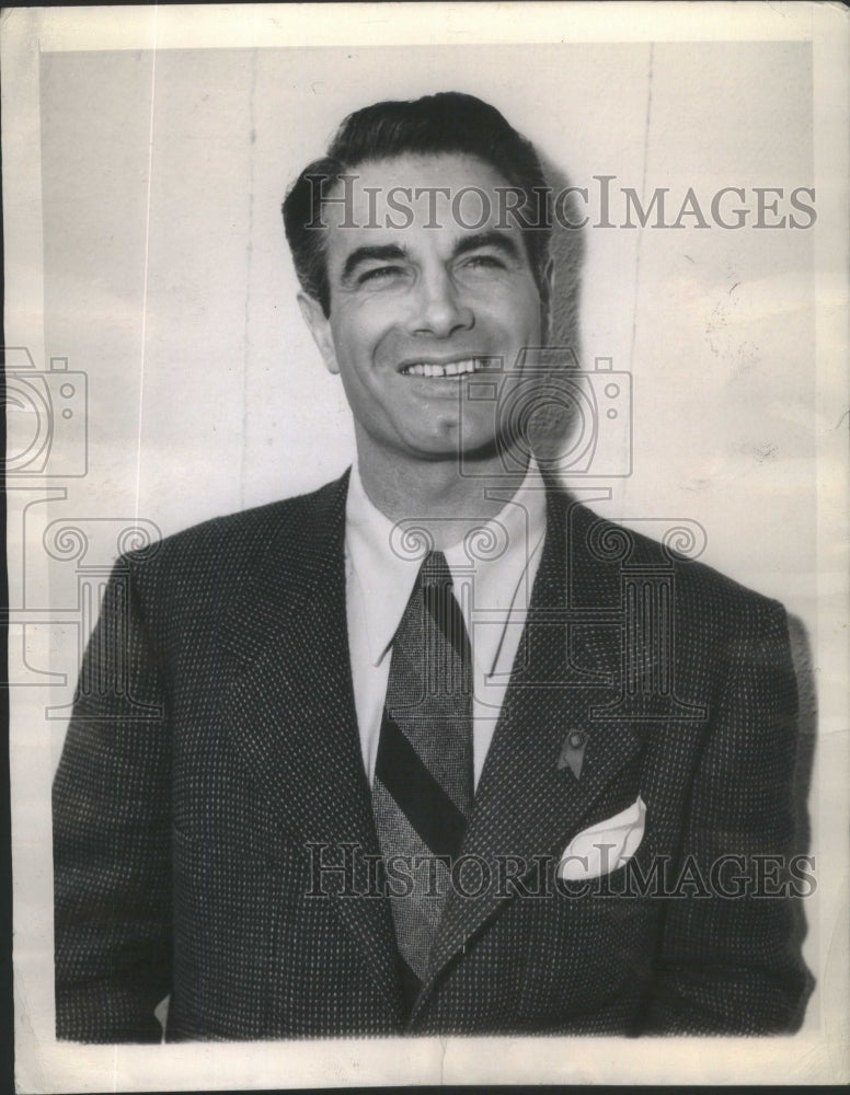 1944 Press Photo Glamor Charles Korvin Ronald Colman Hollywood Romantic- Historic Images