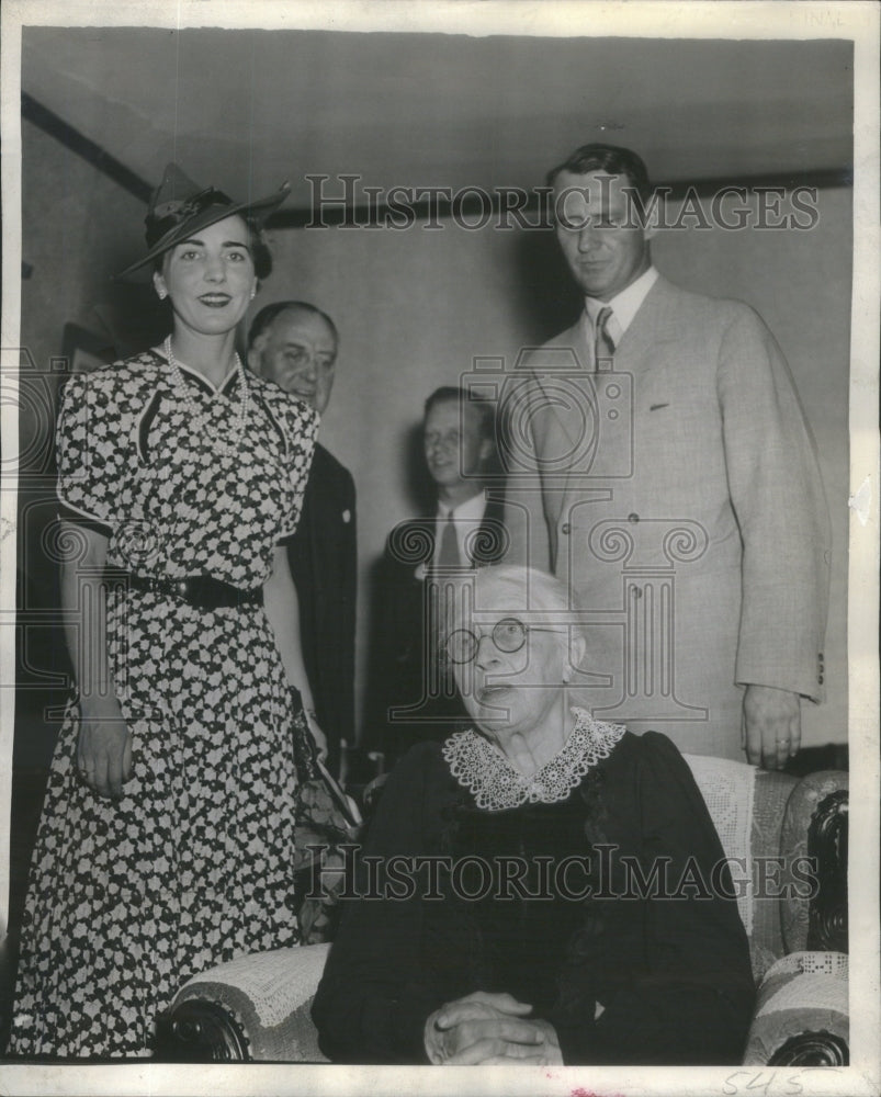 1939 Press Photo Crown Prince Frederik and Princess Ingrid of Denmark- Historic Images