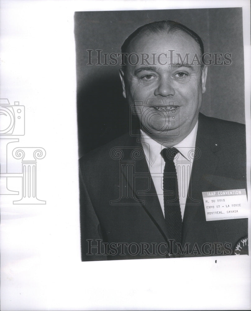 1967 Press Photo Maurice DuBois Deputy Director La Ronde- Historic Images