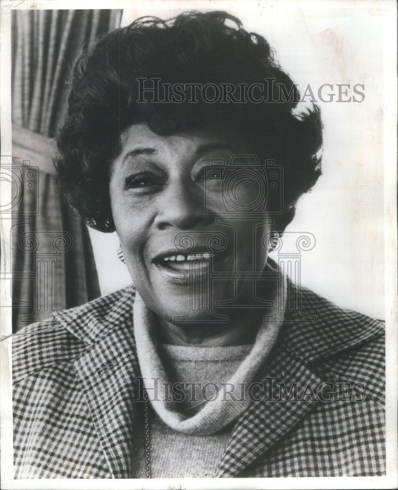 1985 Press Photo Ella Fitzgerald jazz singer.- RSA87045- Historic Images