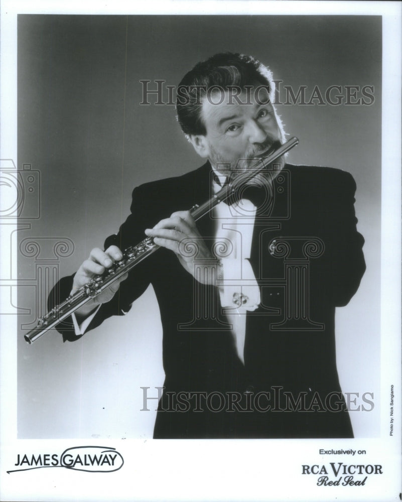 Press photo James Galway musician- RSA88749- Historic Images