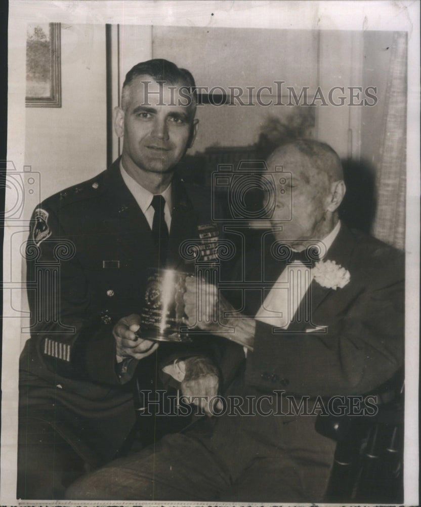 1963 Press Photo Retired Major General Henry Clay Hodges West Point Graduates- Historic Images