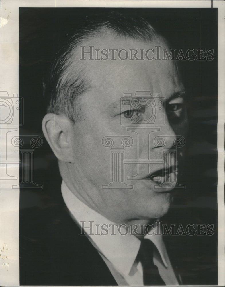 1966 Press Photo William Hogan of the Teamsters speaking- RSA90711- Historic Images