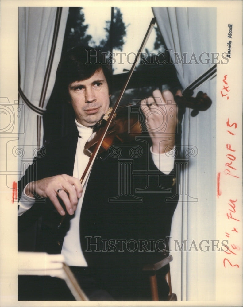 1992 Press Photo Alan Heatherington violinist- RSA90921- Historic Images