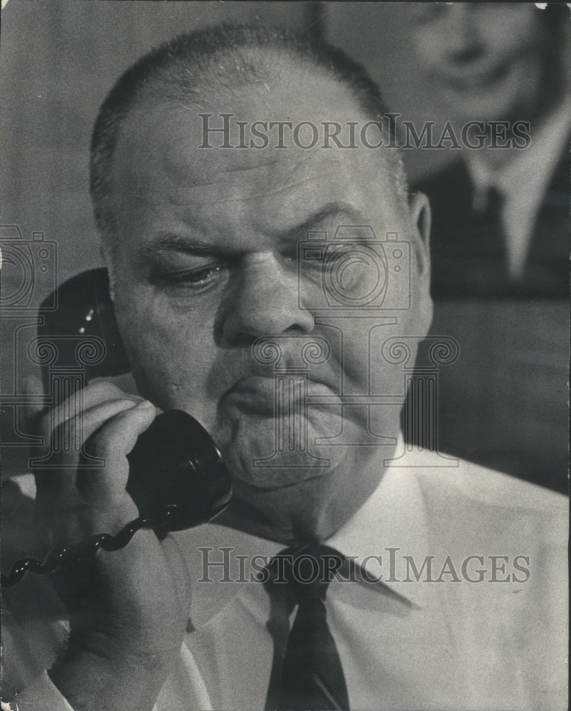 1967 Press Photo Man Warden Jack John strom Country Jail- RSA91257- Historic Images