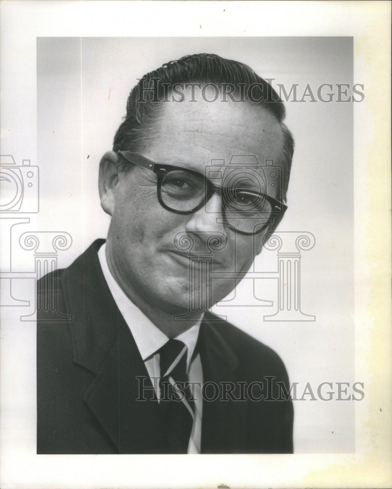 1970 Press Photo C. Rodney Horner Jr. director development Girl Scouts Chicago- Historic Images