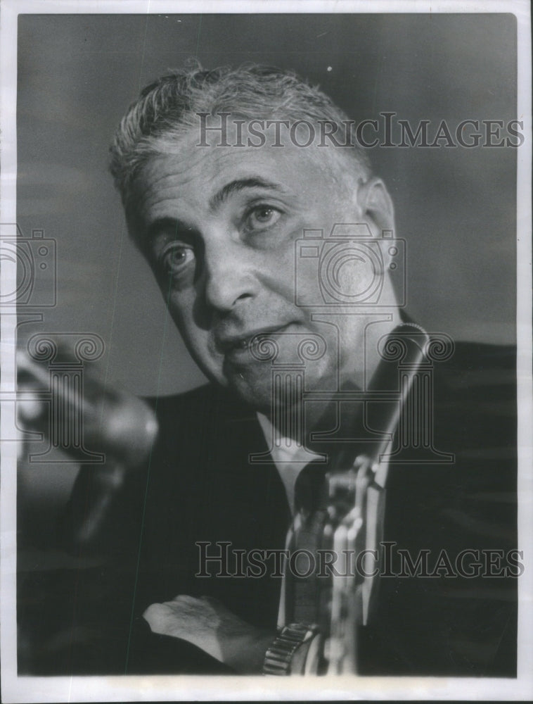 1958 Press Photo William Kerr Restaurant Workers Union Senate Rackets Committee- Historic Images