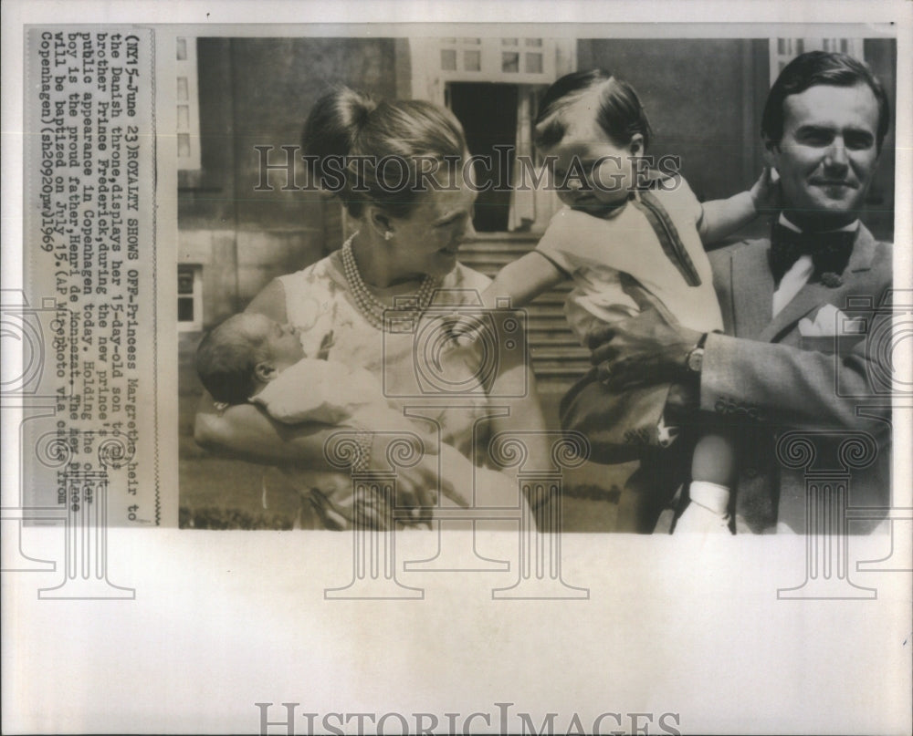 1969 Press Photo Princess Margrethe of Denmark - Historic Images