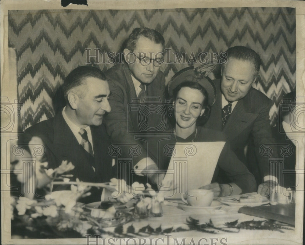 1948 Press Photo Newly Elected Officers Of Council Of Social Agencies- Historic Images