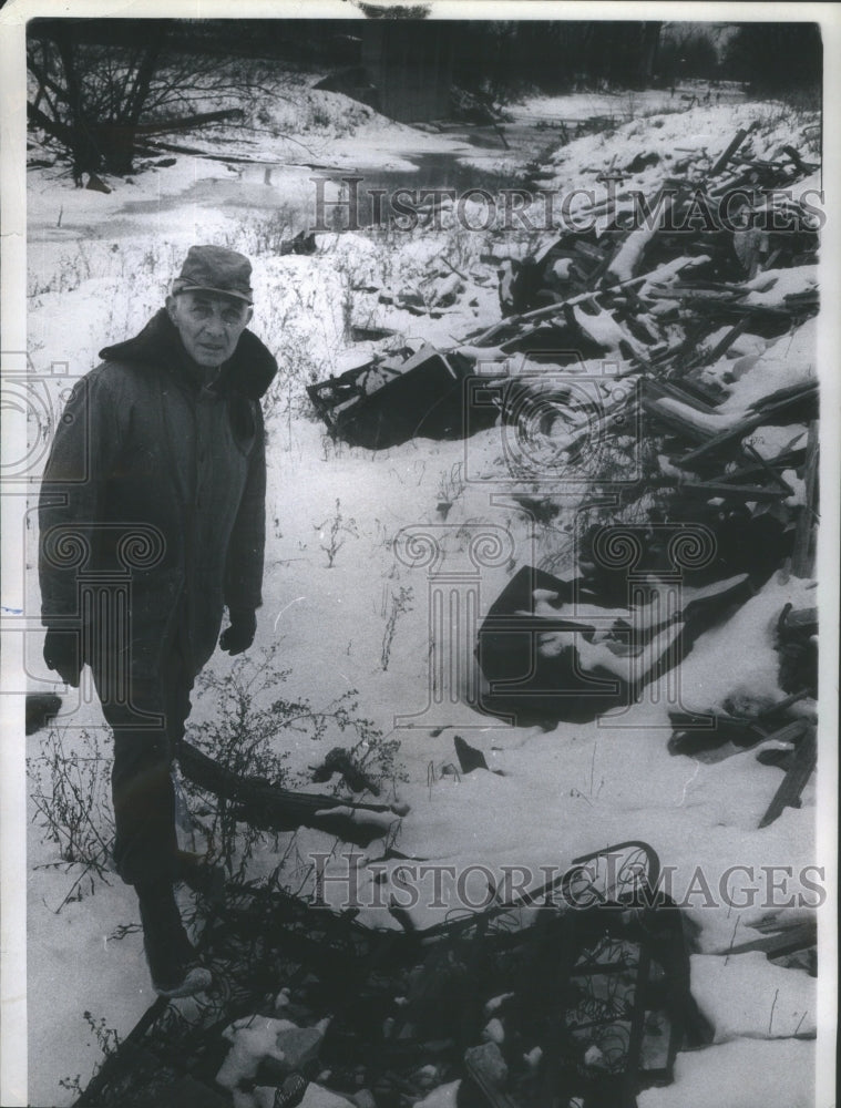 1971 Press Photo Tom Greenwood Indian Village Trust Willow Spring Fight Illinois- Historic Images