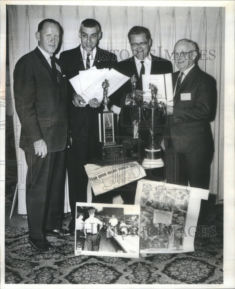 1963 Press Photo Luther Joseph Robert Rose City Editor Chicago Daily News - Historic Images