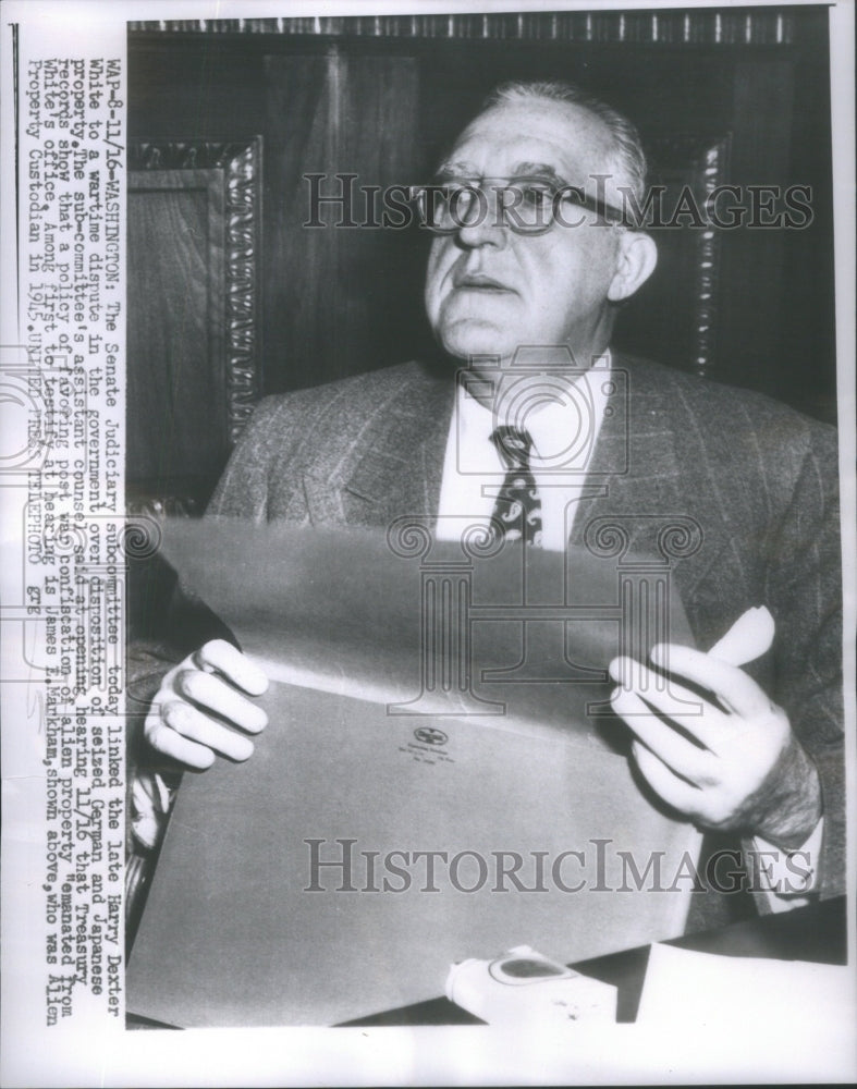 1916 Press Photo The Senate Judiciary Subcommitte Hary Dexter- Historic Images