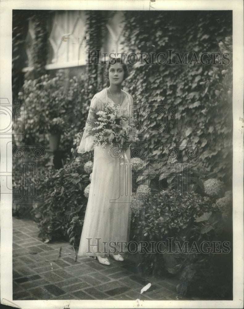 1931 Press Photo Florence Carr Debutante - Historic Images